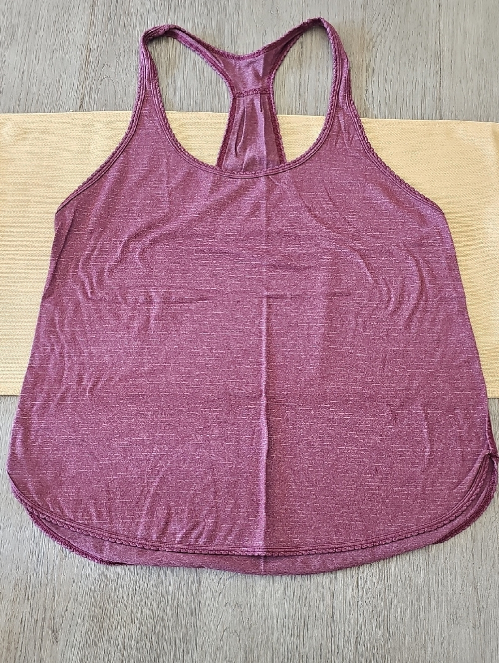 lululemon athletica Plum Heather Racerback Tank